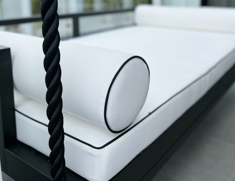 Saniwerke custom built porch swing bed