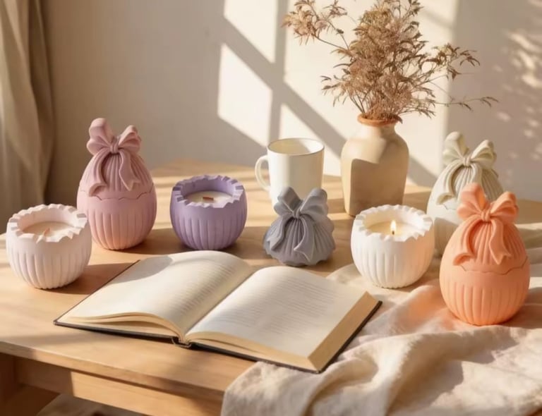 Apportez une touche d’élégance et de douceur printanière à votre intérieur avec nos bougies parfumée