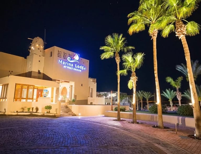 marina-lodge-port-ghalib-ohana-divers-location