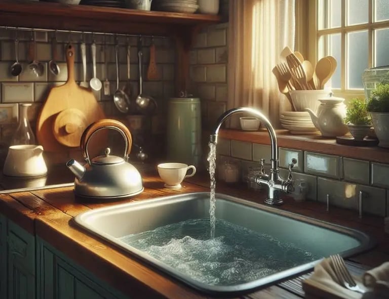 Économiser l'eau dans la cuisine