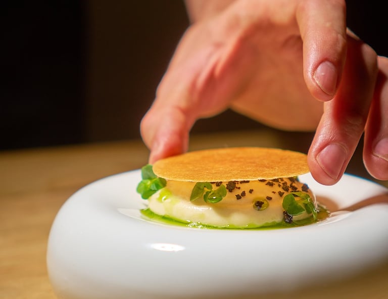 Création culinaire du Chef Camille Adam 