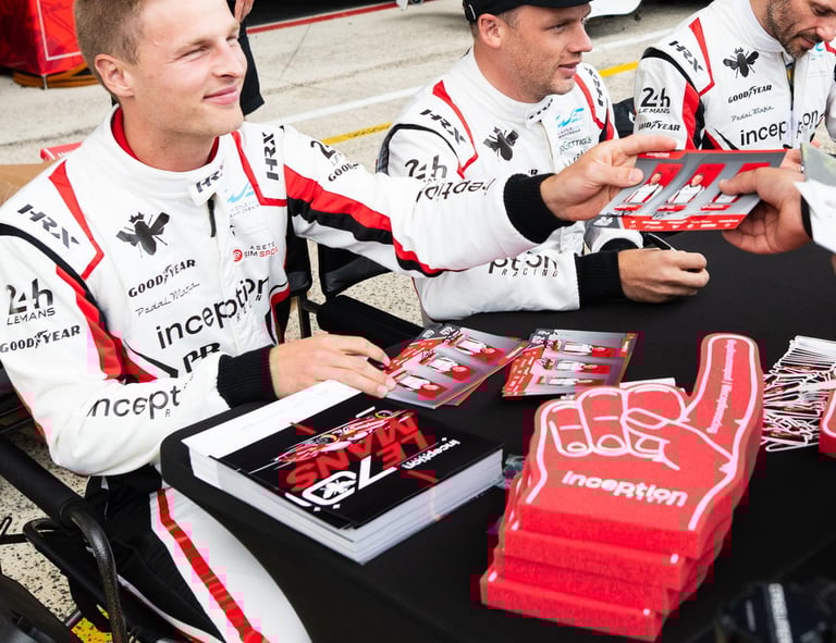 Design for Inception Racing in the 24h of Le Mans