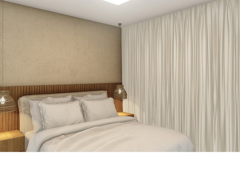 Projeto consultoria decoração quarto de casal