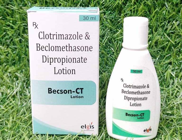 Clotrimazole & Beclomethasone Dipropionate Lotion (Becson-CT)