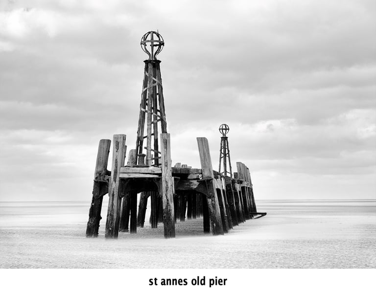saltburn pier in high key at photodave