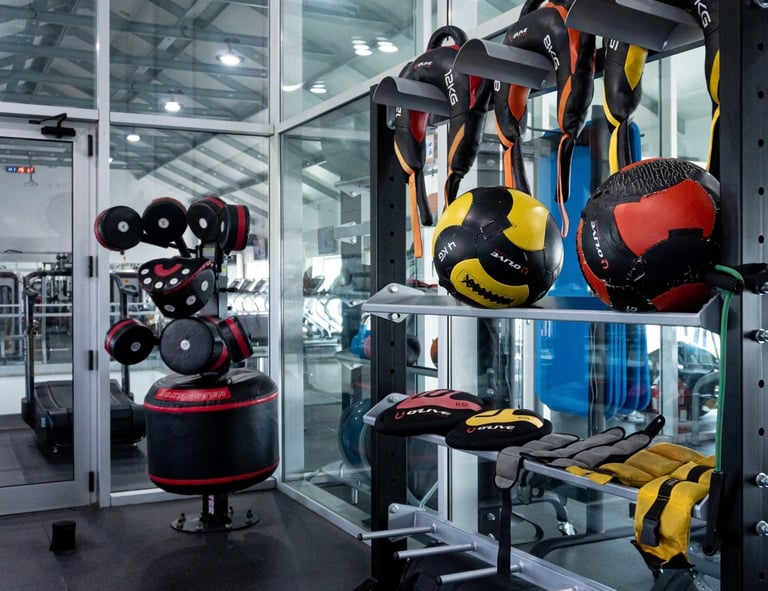Equipamento de treino no Arrábida Gym Benguela