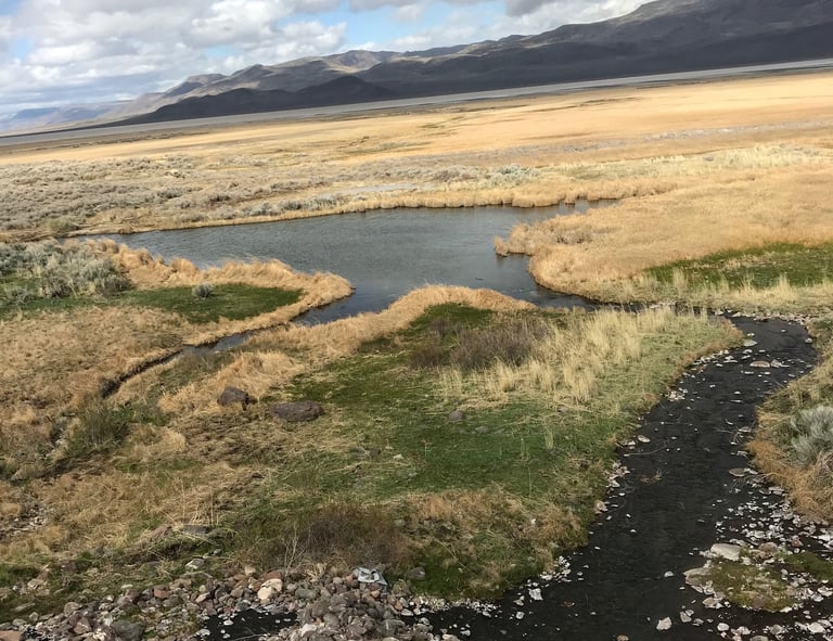 The Poetry of nature at at Eagleville Hot Springs