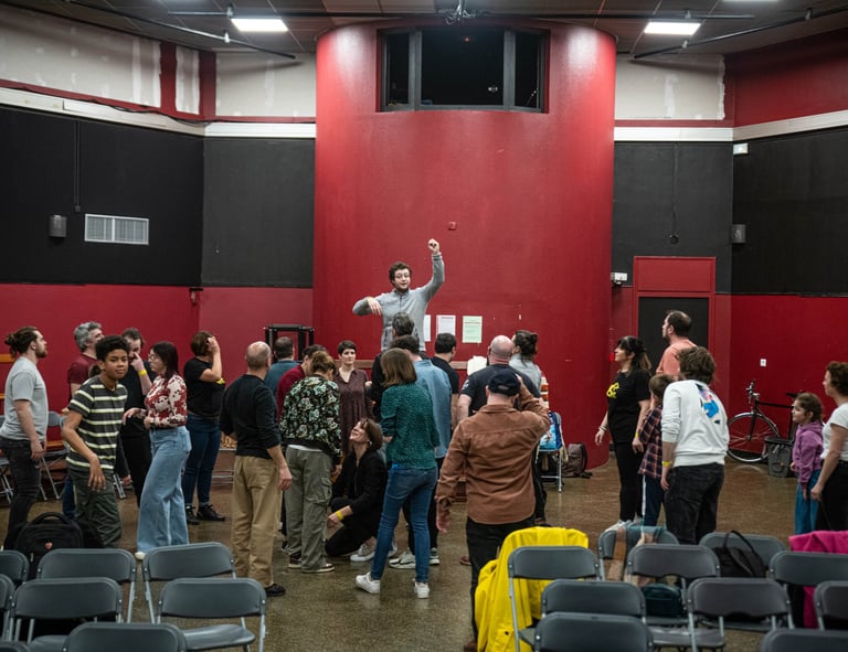 Photo stage d'improvisation Constellations Éphémères