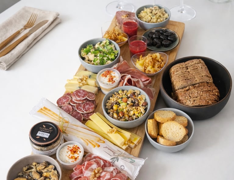 Planche diner gourmande - by Glamping Evenements