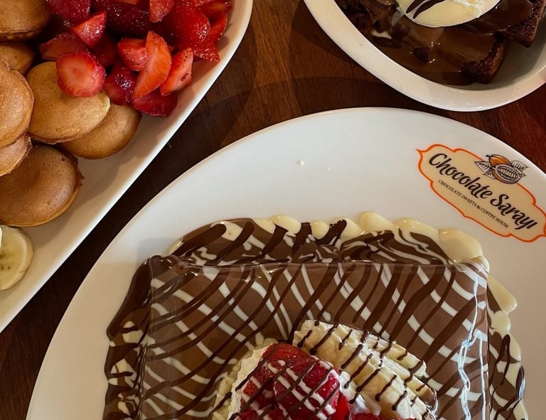 dessertl du restaurant chocolate sarayi à dakar