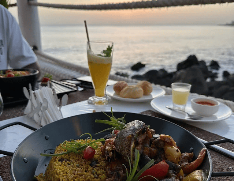 plat principal du restaurant jet cafe beach à dakar