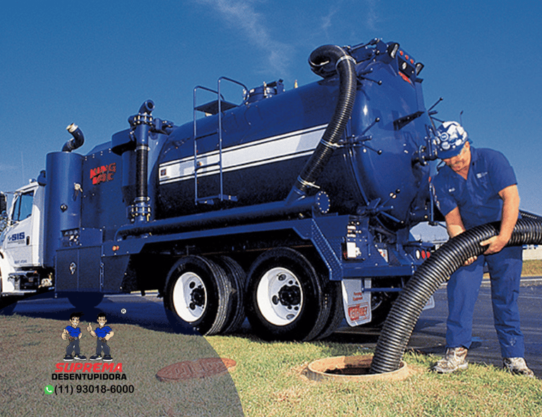 caminhão de sucção e Hidrojatemento
