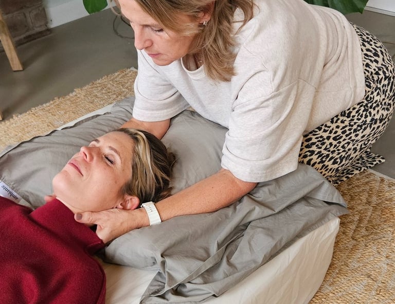 Ademcoach begeleidt klant met de Epiphora Methode