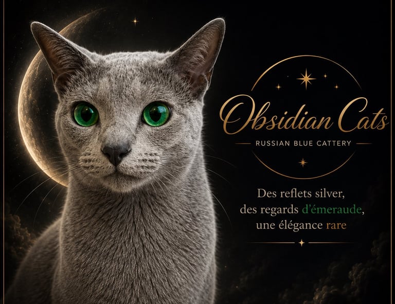 photo chat logo obsidian cats chatterie