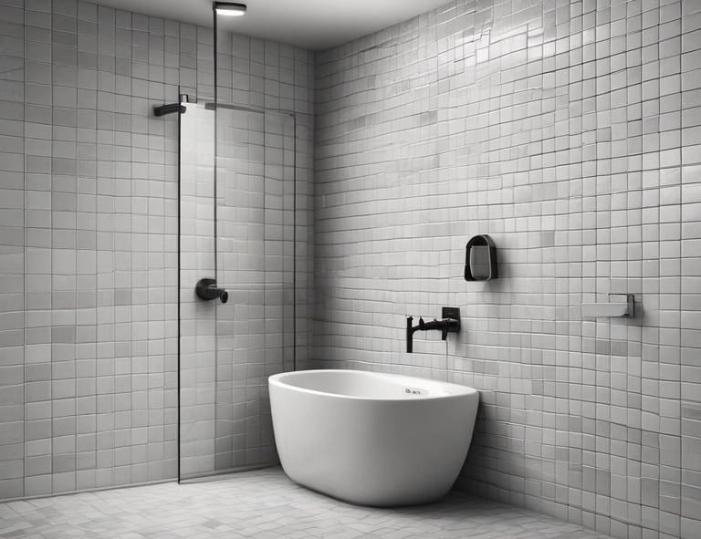 A vibrant display of various flooring options available at Mundo Piso.