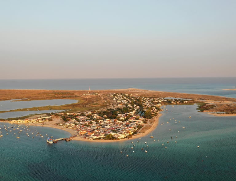 het eiland Armona bij Olhao