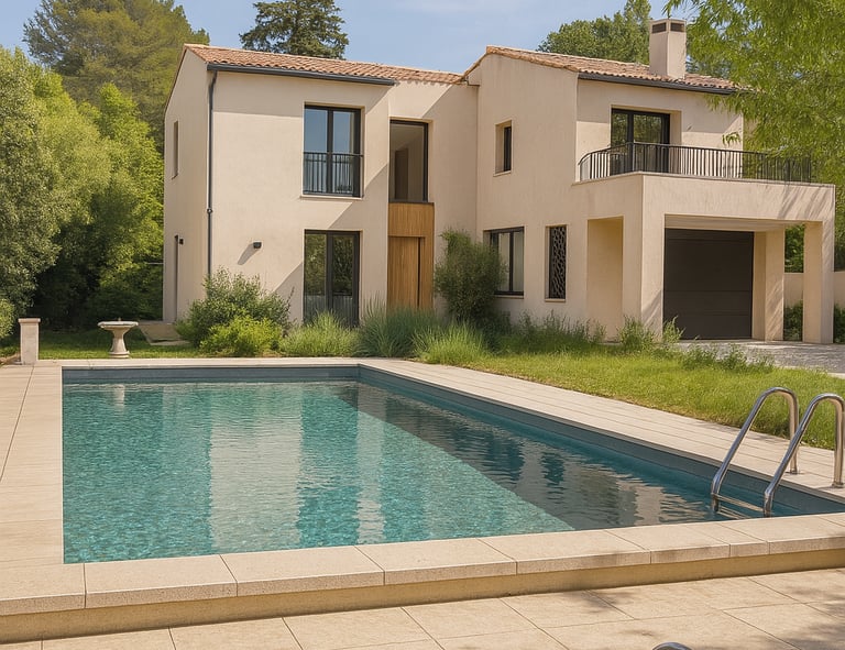 Maison à Belcodène accueillant le cabinet d’expertise comptable