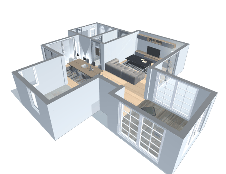 Home Design Floor Plan by Kemper Apps