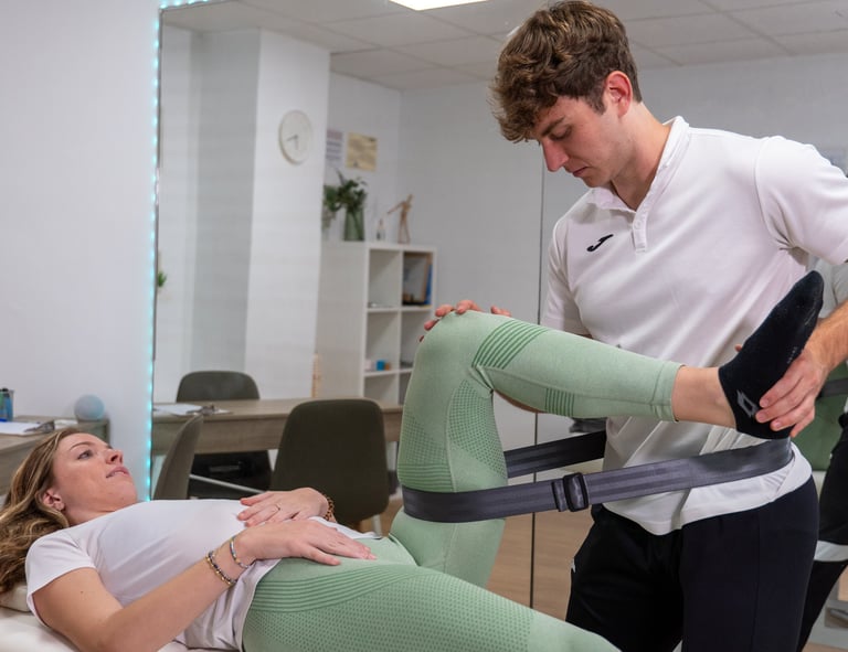 técnica movilización de cadera