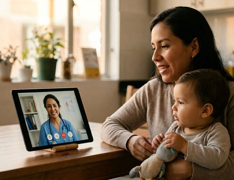 telepediatria o teleconsulta