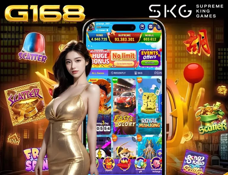 G168 Supreme King slot games online casino