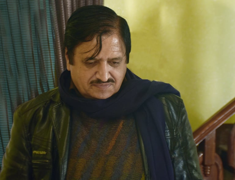 Film Writer ,Director Saleem Murad During Raqeeb Film Shoot