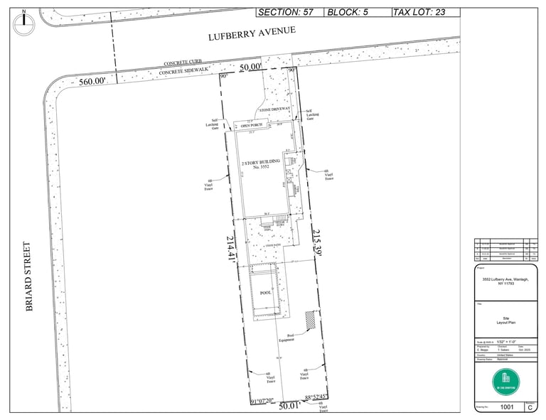Site Plan for Planning Permission/Permit Approval