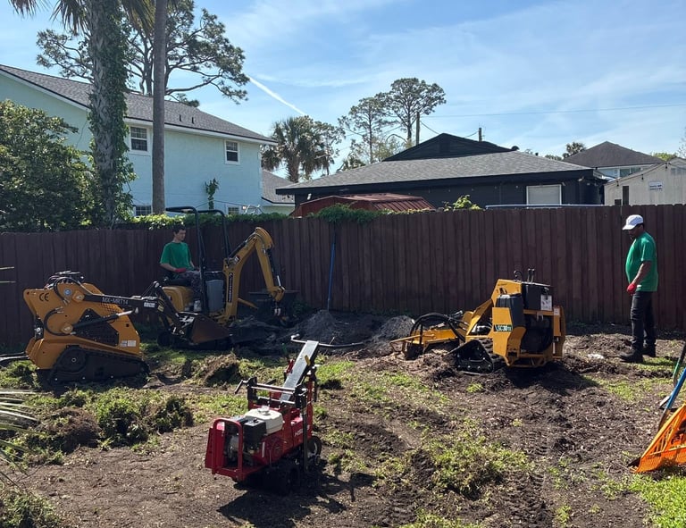 before landscaping in Atlantic beach fl