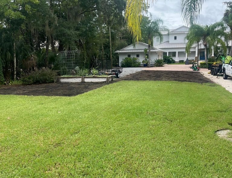 before resod Palm valley Fl 