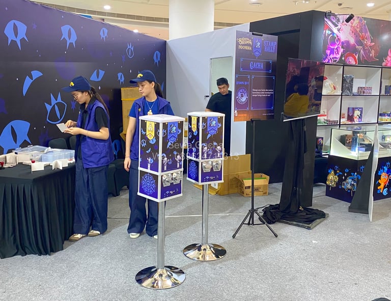 Sewa mesin gacha kartu jakarta