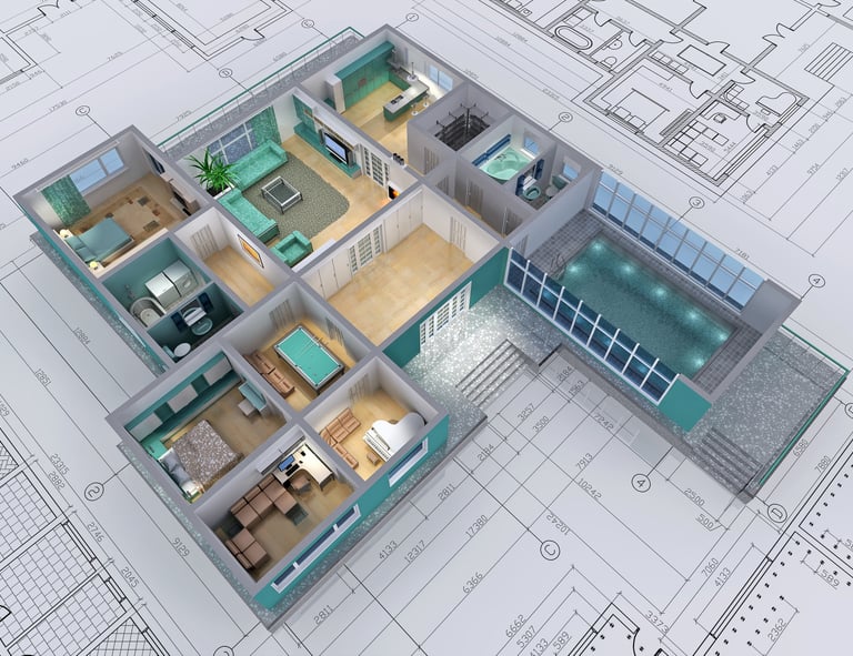 3D architectural rendering in San Fernando Valley