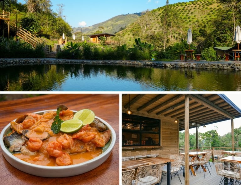 Trucha Blanca, lago, Restaurante, Cajamarca