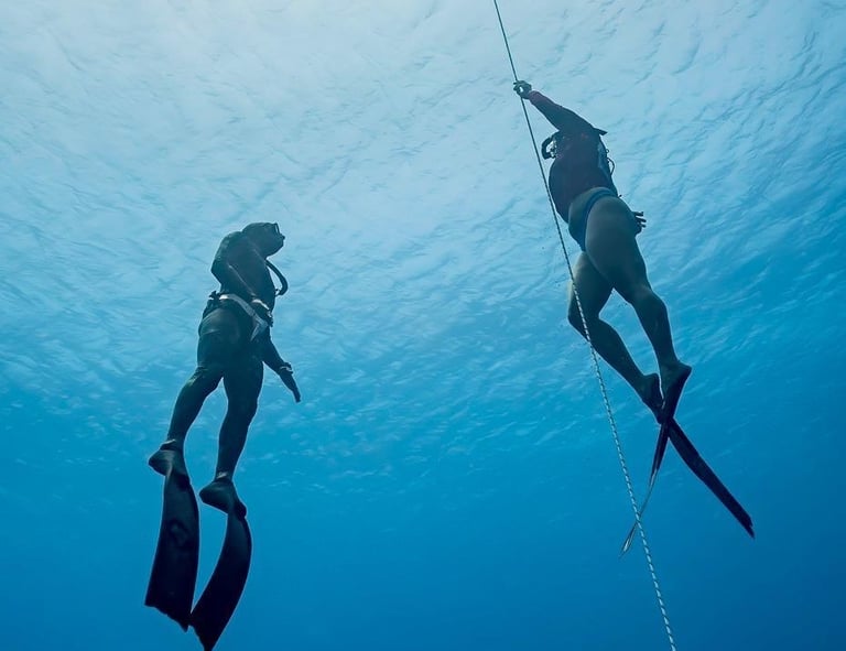 Freediving on Curacao