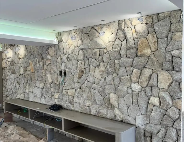 Borda de piscina em Pedra São Tomé legítima e atérmica na Mooca