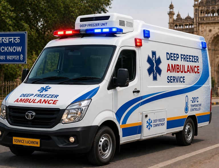Deep Freezer Ambulance Service Lucknow