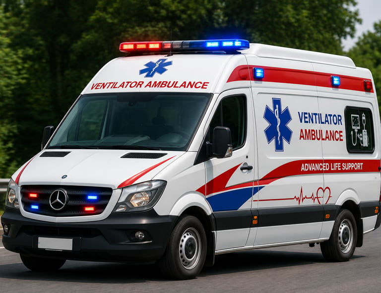 Ventilator Ambulance Service Lucknow