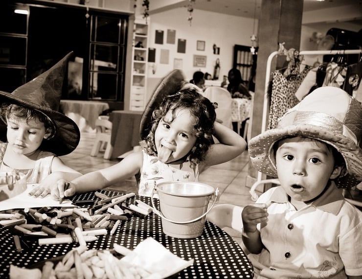 Aniversário kids feito por Ricco Gnocchi utilizando filtro sépia feito por ele mesmo