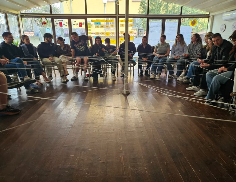 Academy of Success team facilitating non-formal education workshop