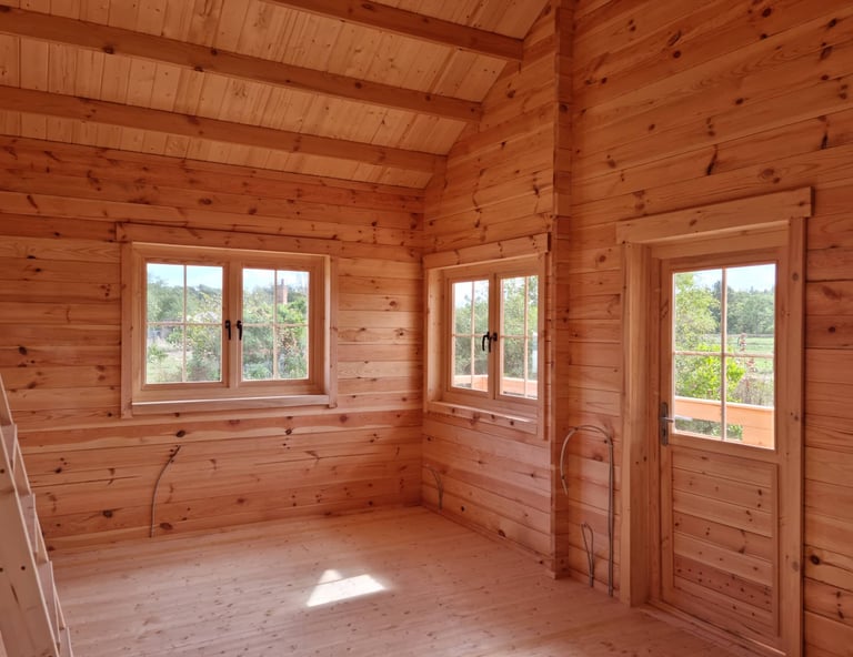 geisoleerde tuinhuis recreatiewoning 44mm dik