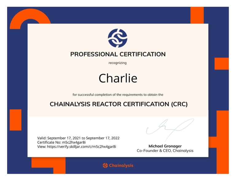 Chainalysis, crypto tracing