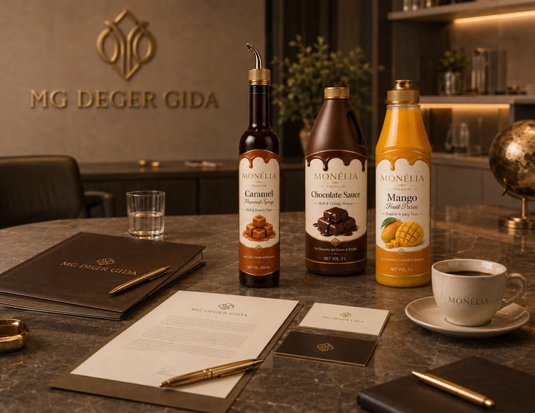 MONÉLIA registered trademark in Türkiye owned by MG DEĞER GIDA A.Ş. under Mahmoud Abdalla business v