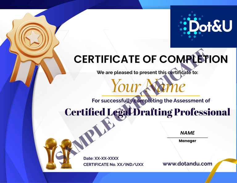 Sample Certificate 2