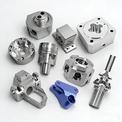 High-precision custom titanium CNC milling and turning parts for aerospace and medical use by RuiPro