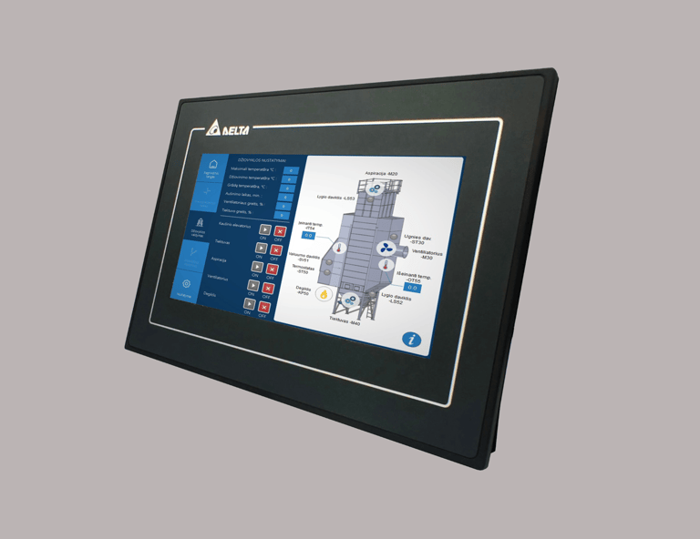 PLC valdiklių ir HMI valdymo pultų programavimas