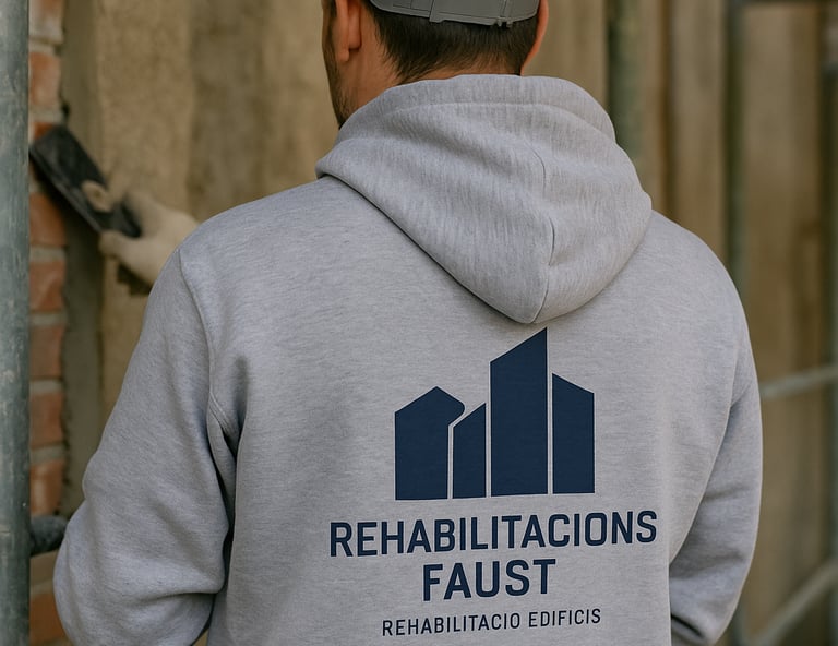 Logo de Rehabilitacions Faust, empresa de rehabilitación de edificios en Barcelona y Mataró