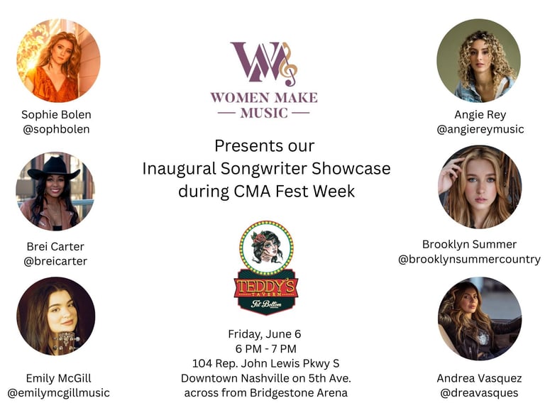 June 2025 Songwriter Showcase