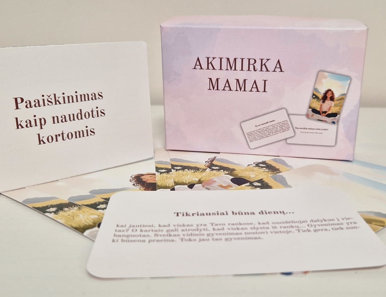 Psichologinės kortelės mamoms