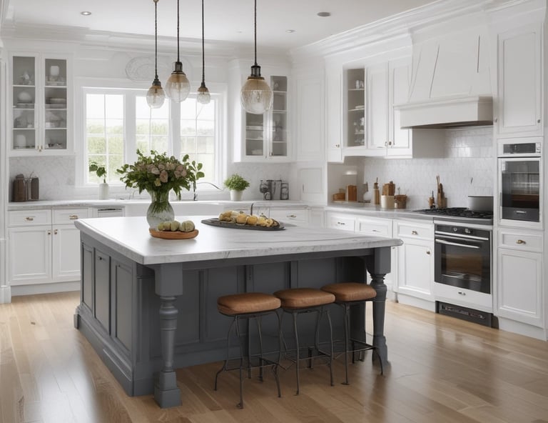 Luxurious modern interior shining brightly after a professional cleaning service.