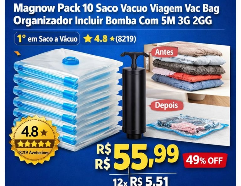 a package of bags of vacuum vacuum bags