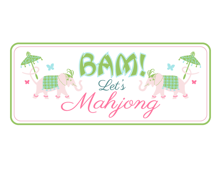 Bam! Let's Mahjong Logo